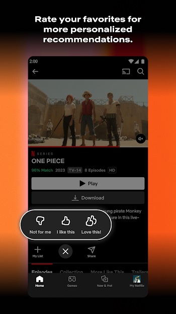 download Netflix for android